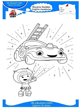 Çocuklar İçin Umizoomi Boyama Sayfaları 